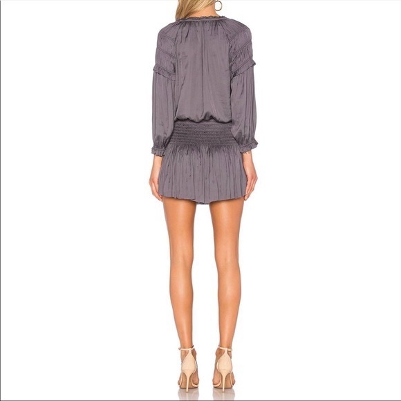 Ulla Johnson (Kiko Satin Mini Dress in Midnight) - Picture 3 of 7